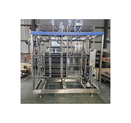 8000KG 容量 プレートタイプ Uht 牛乳処理ラインのための牛乳不妊機 35KW 電力