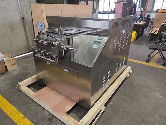 37KW 牛乳加工ラインのための高圧油脂ホモゲナイザー機 牛乳の加工タイプ