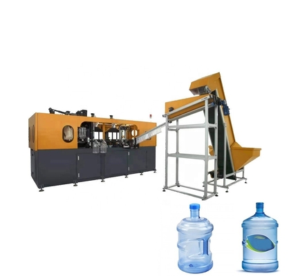 4300 KG 完全自動 2 つの空洞 PET ボトル 10L から 20L のボトルのための吹き機