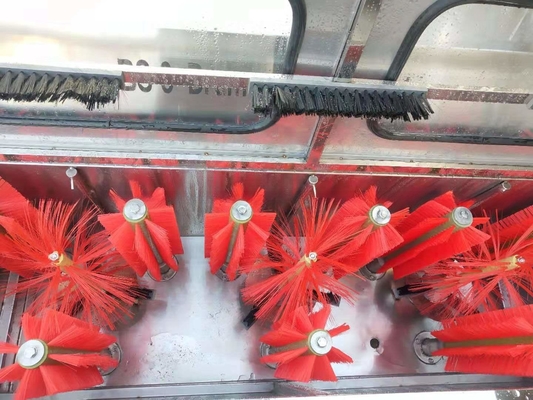 水をボトルに詰める 半自動3ボトルタイプ5ガロンボトルブラシングマシン