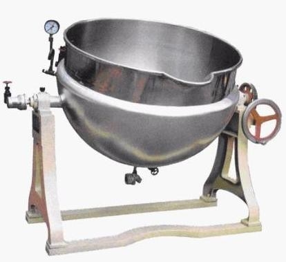 SUS304/316L 300L 蒸気熱冷蔵鍋 食品加工機器用
