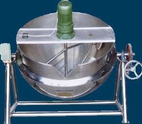 SUS304/316L 300L 蒸気熱冷蔵鍋 食品加工機器用