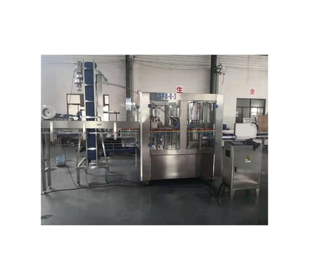 2000BPH 3000BPH PETボトル 洗浄 充填 蓋 機 100% 充填 正確性