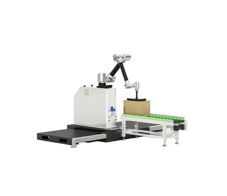 コラボレーションロボット コボットアーム パレット化器 飲料用紙箱包装の自動化