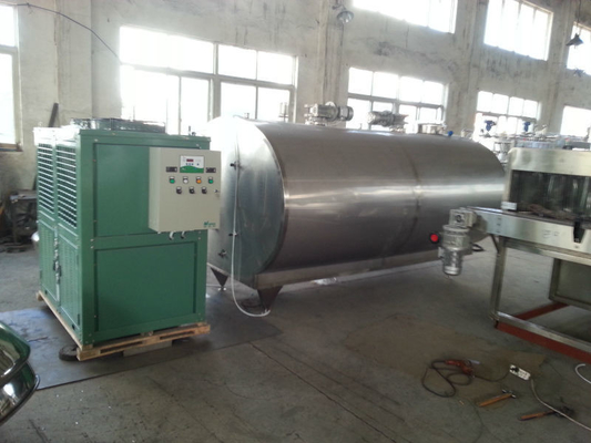 1250 KG SUS304/316L ステンレス 5000L/H ミルク 冷蔵コンテナ