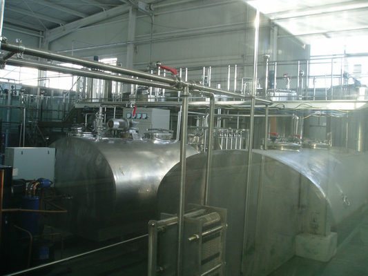 1250 KG SUS304/316L ステンレス 5000L/H ミルク 冷蔵コンテナ