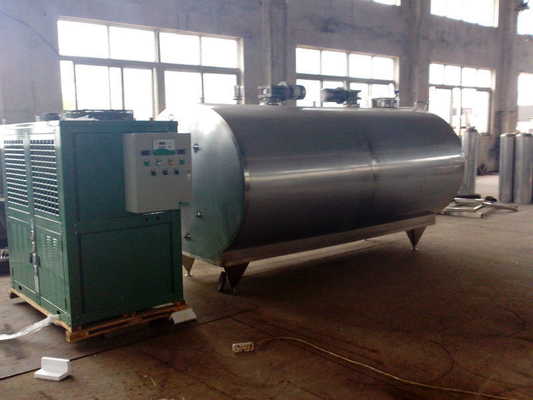 1250 KG SUS304/316L ステンレス 5000L/H ミルク 冷蔵コンテナ