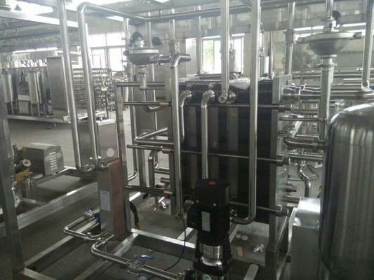 プレート UHT 清鮮乳,飲料,ジュースのための不妊剤 1000 L/H