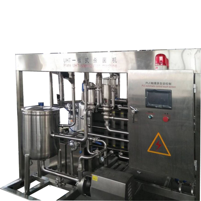 2000 L/H プレート UHT 清鮮乳飲料とジュースのための不妊剤