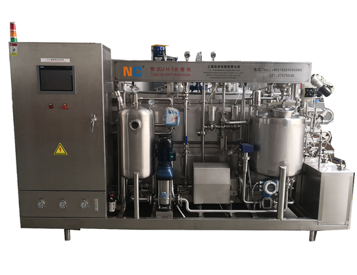 飲料や液体食品のための自動3000L/Hチューブル型UHT消毒機
