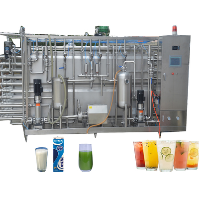飲料や液体食品のための自動3000L/Hチューブル型UHT消毒機