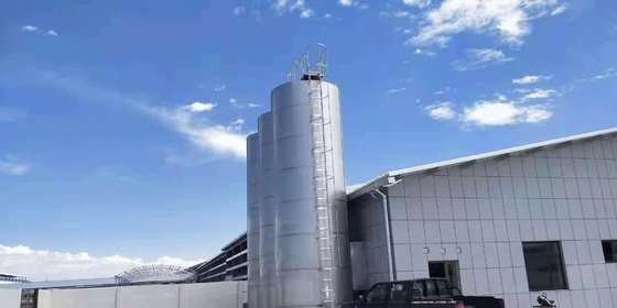 10-100t ミルクシロ 乳製品工場のためのSS316l材料とヤギミルク原材料から作られた